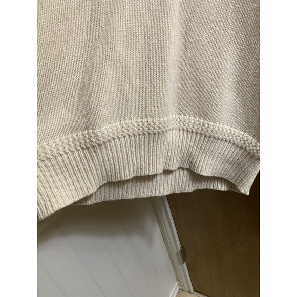 Vintage Polo Ralph Lauren 100% Lambs Wool Sweater Size L Asymmetrical Neck Zip - Picture 7 of 16